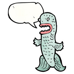 funny talking fish cartoon