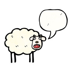 cartoon sheep
