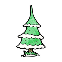 cartoon christmas tree