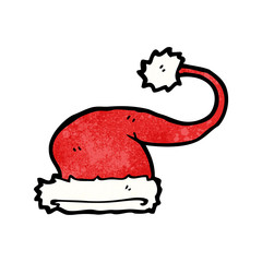 cartoon santa hat