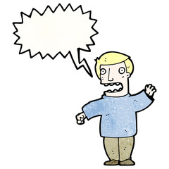 shouting man cartoon