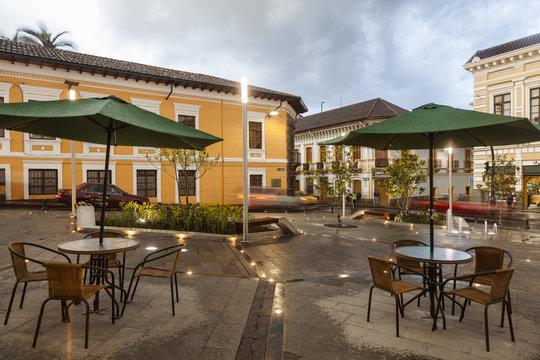 New coffee bar in the old downtown of Quito