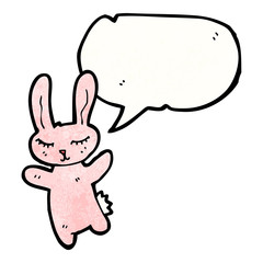 cartoon pink bunny rabbit