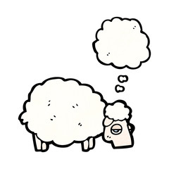 cartoon sheep