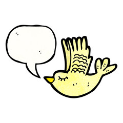 Obraz premium cute flying bird cartoon