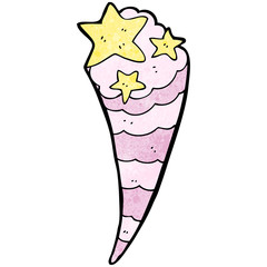 cartoon shooting star symbol