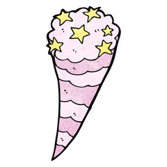 cartoon shooting star symbol