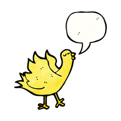 cartoon yellow bird