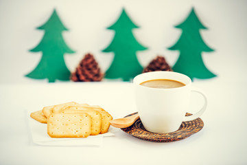 Christmas coffee cup