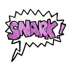 cartoon snark shout