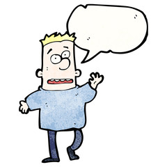 cartoon man asking question