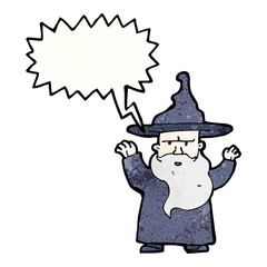 cartoon wizard