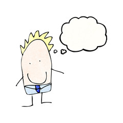 child's drawing of a dad