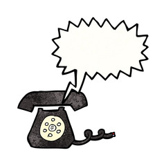 ringing telephone cartoon