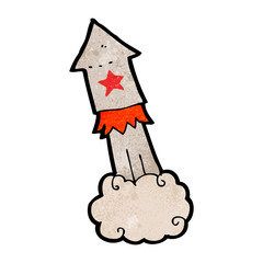 cartoon rocket