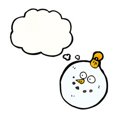 cartoon christmas bauble