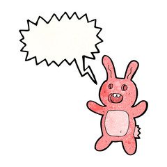 scary zombie rabbit cartoon