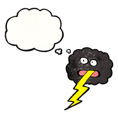 cartoon thundercloud