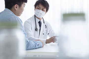 Doctor that examination of the patient