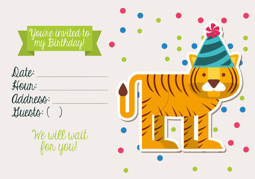 birthday invitation - Powered by Adobe