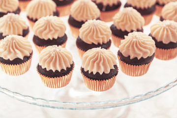 Cup-cakes close-up 