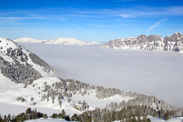 Winter in alps