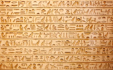 Photo sur Plexiglas Monument historique Hiéroglyphes sur le mur