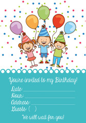 birthday invitation