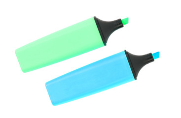 Highlighters isolated