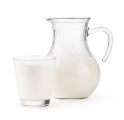Glass jug milk