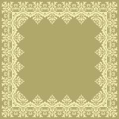 Floral Vector Fine Frame