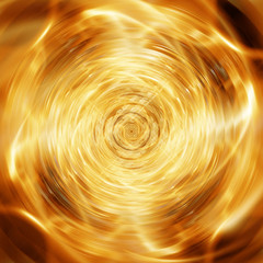 Abstract golden disk for poster and music background