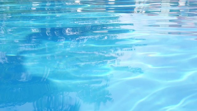Blue Swimming Pool Surface