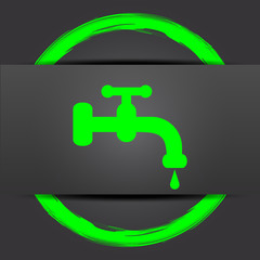 Water tap icon