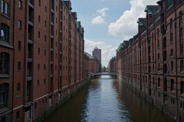Naklejka premium Weltkulturerbe Speicherstadt Hamburg