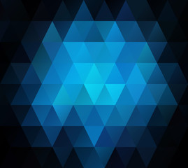 Obraz premium Blue Grid Mosaic Background, Creative Design Templates