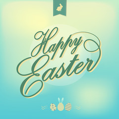 Happy Easter greeting card