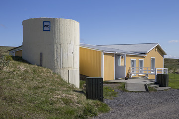 Idyllic yellow house