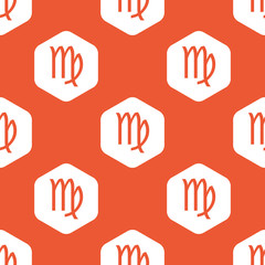 Orange hexagon Virgo pattern