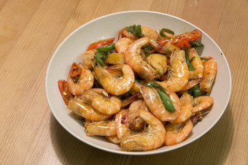 Fried shrimp