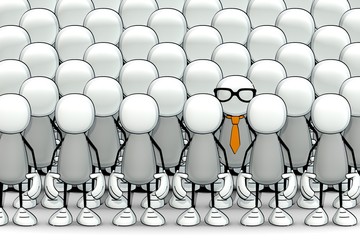 little sketchy man - uniform group with nerd
