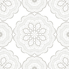 Abstract seamless doodle pattern
