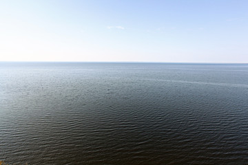 sky with thick clouds of gray water