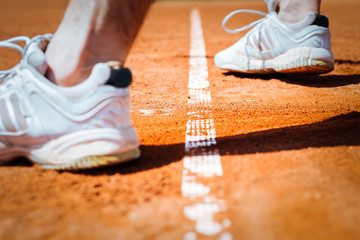 Tennis player leg © zorandim75