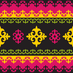 Ethnic background in asian style
