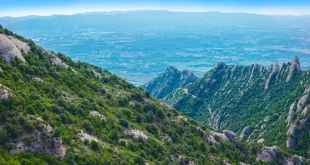 View of Montserrat mountains