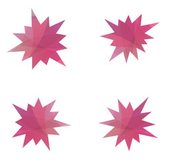 abstract splash star