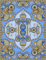 elaborate original floral large area carpet design