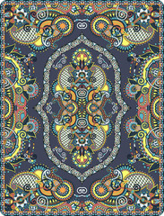 elaborate original floral large area carpet design