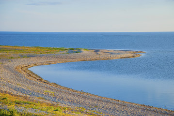 A coastline of the Baltic sea of island Saarmaa is Estonia 